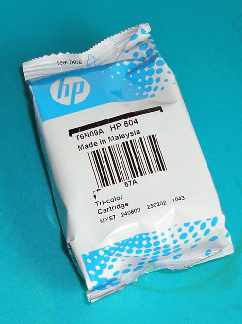 HP 804 純正 インクカートリッジ 黒 ブラック T6N10AA国内品_画像1