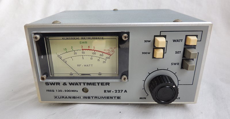 klanisiRW-227A 130~500MHz measurement electric power 20/200W passing type electric power total 