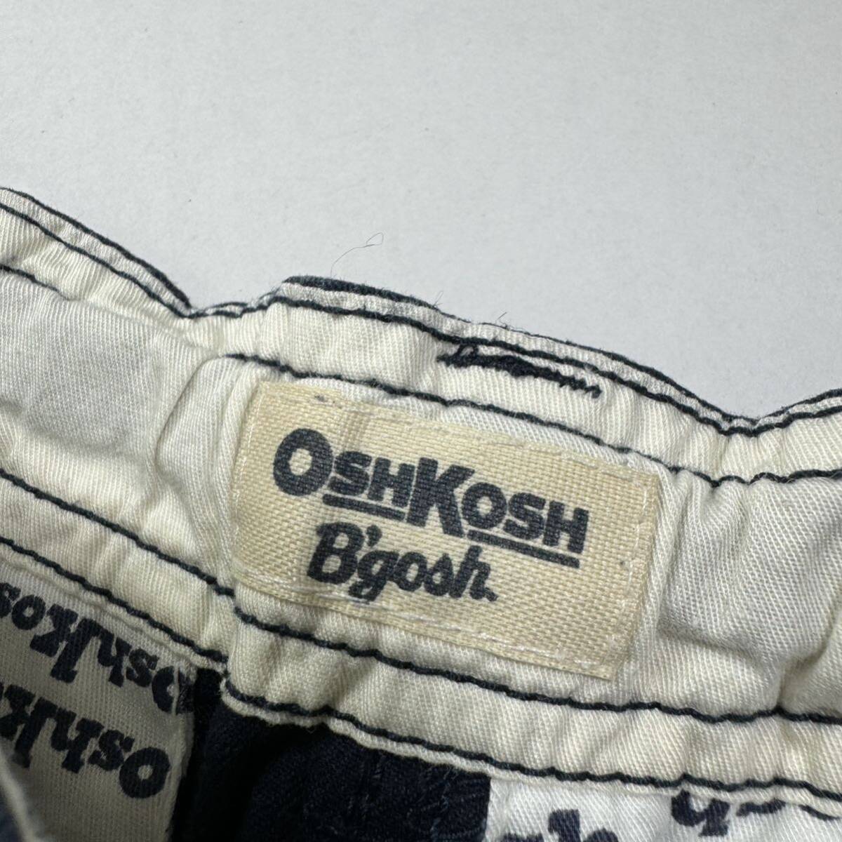 OSHKOSH B'Gosh オシュコシュビゴッシュ　120cm 犬　刺繍　ショートパンツ　ネイビー_画像6