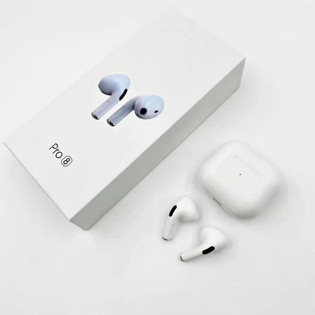 送料無料 2023最新型 AirPods Pro型 ワイヤレスイヤホン [Pro8] 高品質 イヤホン Bluetooth5.2 充電ケース付 Hi-Fi iPhone 11 12 13 14 15の画像1