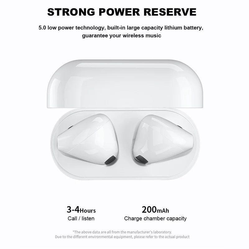 送料無料 新品 AirPods Pro型 [Pro4] ワイヤレスイヤホン 2024最新型 充電ケース付 高品質 TWS Bluetooth5.0 Hi-Fi iPhone 15 12 13 14 pro_画像4