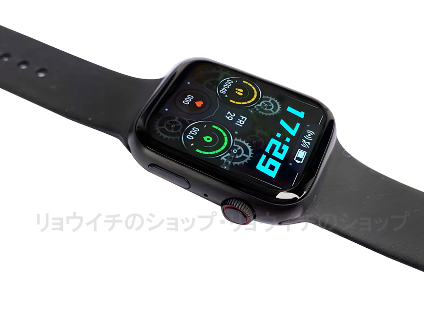 送料無料 Apple Watch 代替品 2.0インチ 大画面 スマートウォッチ 音楽 多機能 Watch8 スポーツ 健康 防水 血中酸素 血圧 iphone ブラック_画像8