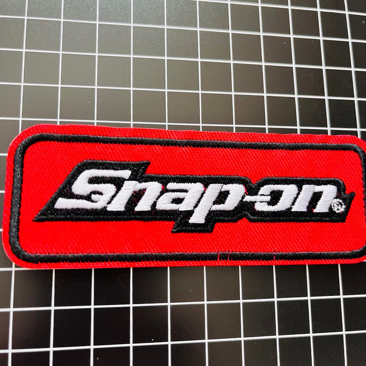 スナップオン 工具 Snap-on tools 赤 アイロンワッペン STIHL 林業 DIY サバゲー  アウトドア　アメカジ　