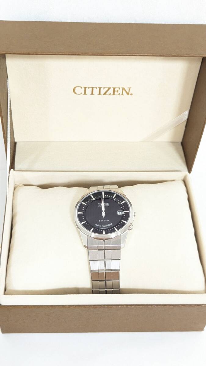 [H2231] CITIZEN Citizen EXCEED Exceed Eko-Drive wristwatch beautiful goods 