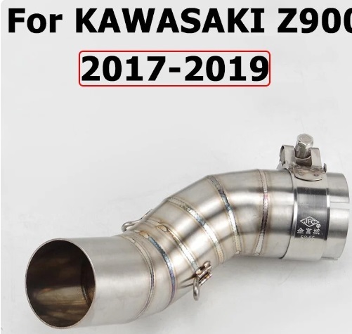 前期 2017 2018 2019 Z900 φ50.8 スリップオン マフラー サイレンサー 変換パイプ 中間パイプ 純正エキパイ用 ジョイントパイプ _画像1