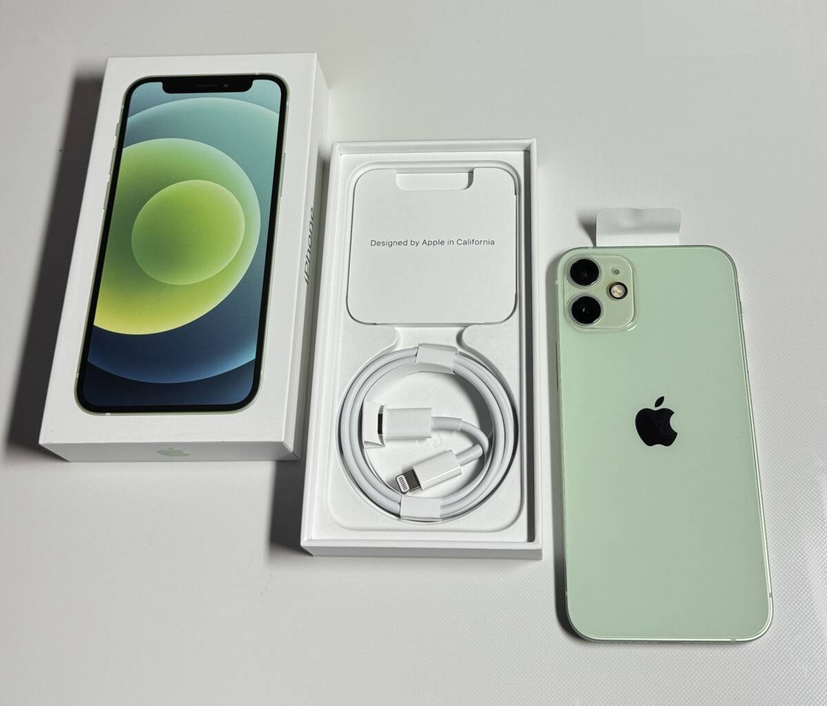 超美品 iPhone 12 mini Green 256GB A2176 米国版の画像1