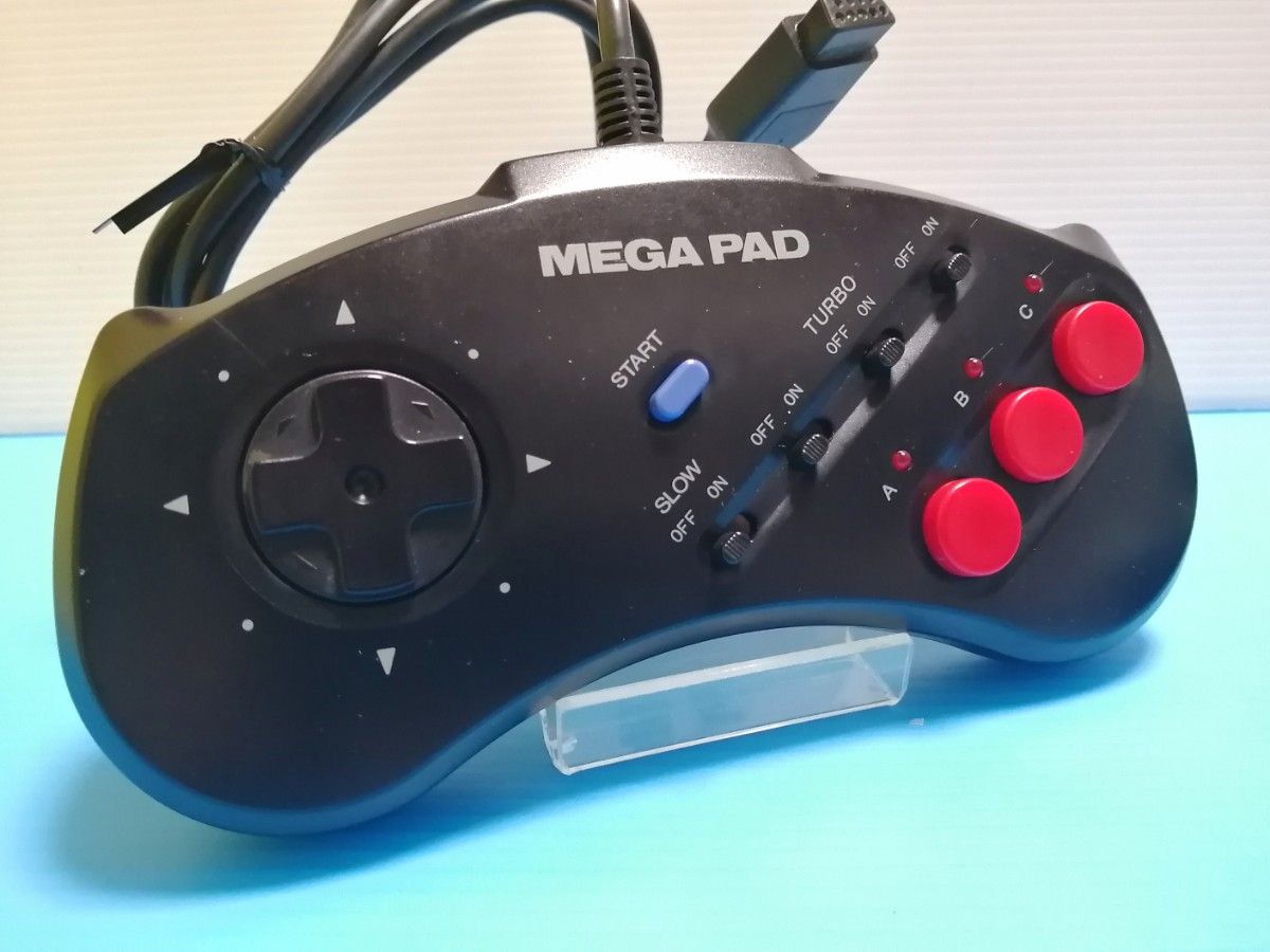 MD メガドライブ  コントローラー アスキー MEGA PAD 連射機能付き 分解清掃メンテナンス済み パッド