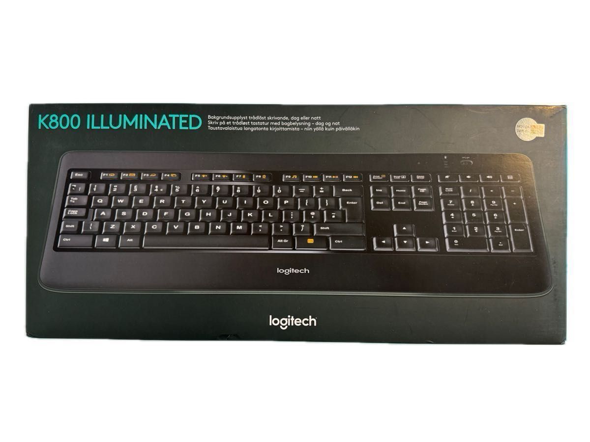 K800 ILLUMINATED キーボード logitech ロジクール　ヨーロッパ版