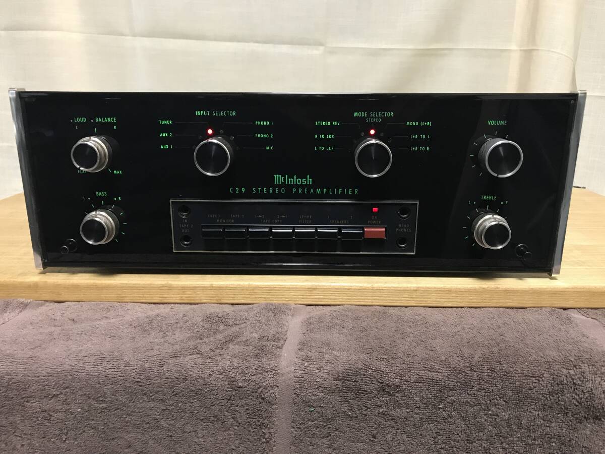 中古　McIntosh マッキントッシュ C29 コントロール/プリアンプ　（動作良好品）（メンテナンス済品）_画像1