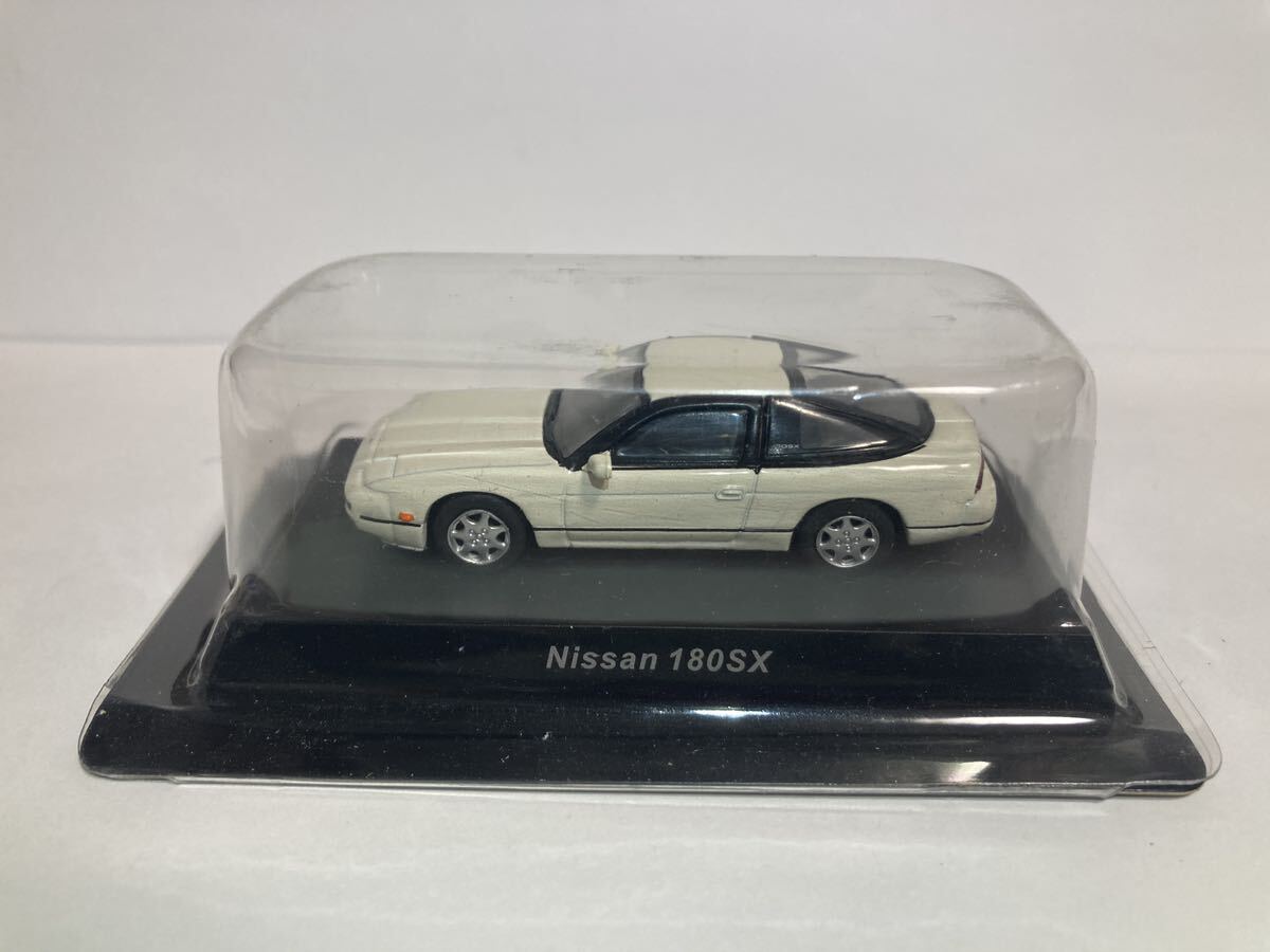  Kyosho 1/64 Nissan 180SX белый Family mart ограничение 