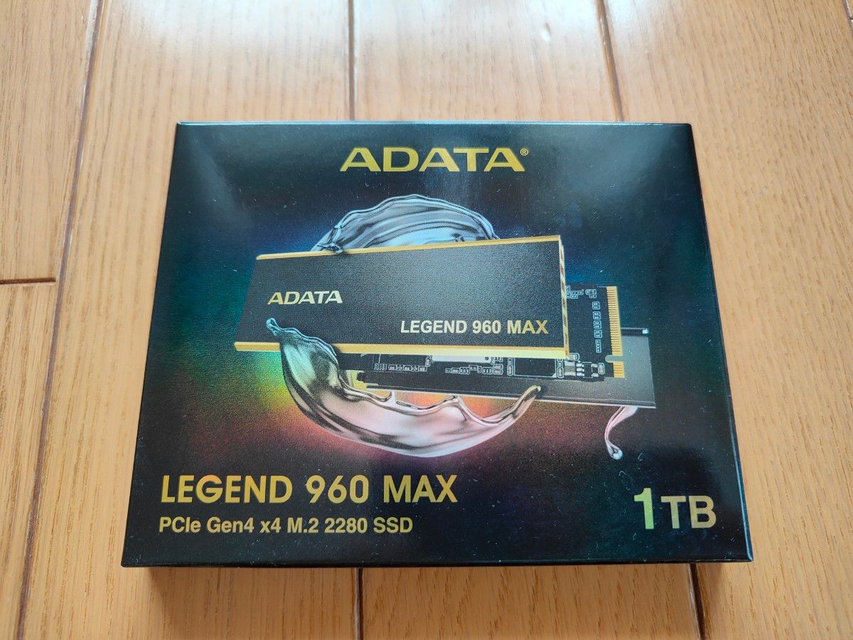 新品未開封品 ADATA LEGEND 960 MAX 1TB PCIe Gen4×4 m.2 2280 SSD 7400MB/s