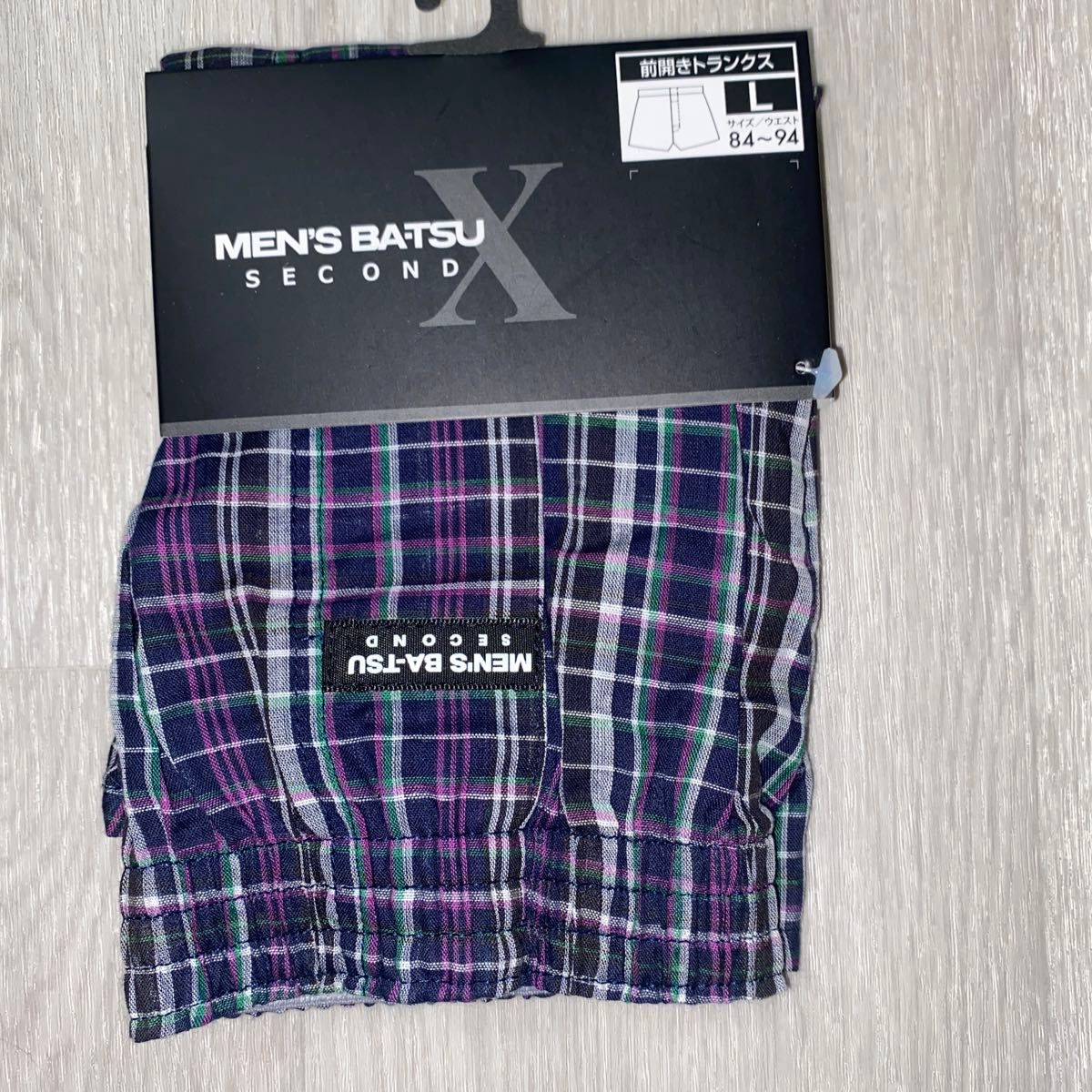 プレイボーイ　men's batsu Lサイズ　2枚セット　メンズパンツ　トランクス
