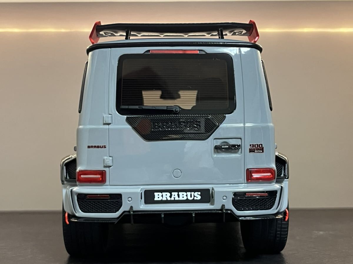 ☆極美品 GT Spirit 1/18 BRABUS G900 ROCKET 900 AMG G63 GTスピリット ブラバス 900 メルセデスAMG Gray グレー ベンツ ミニカーの画像4