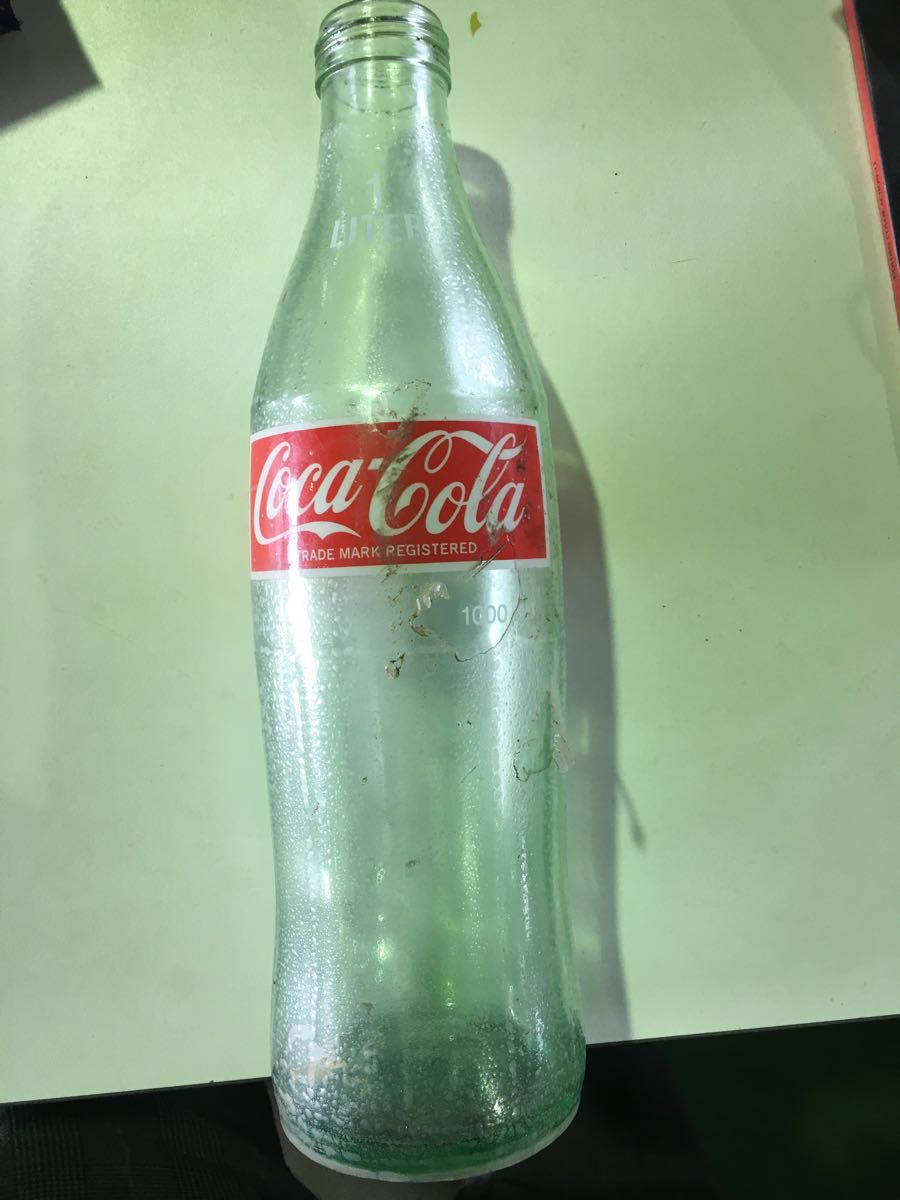 コカ・コーラ 空き 瓶 1リットル 1L 蓋無し 昭和 レトロ風 コカ・コーラ 空き 瓶 1リットル 1L 蓋無し 昭和 レトロ風
