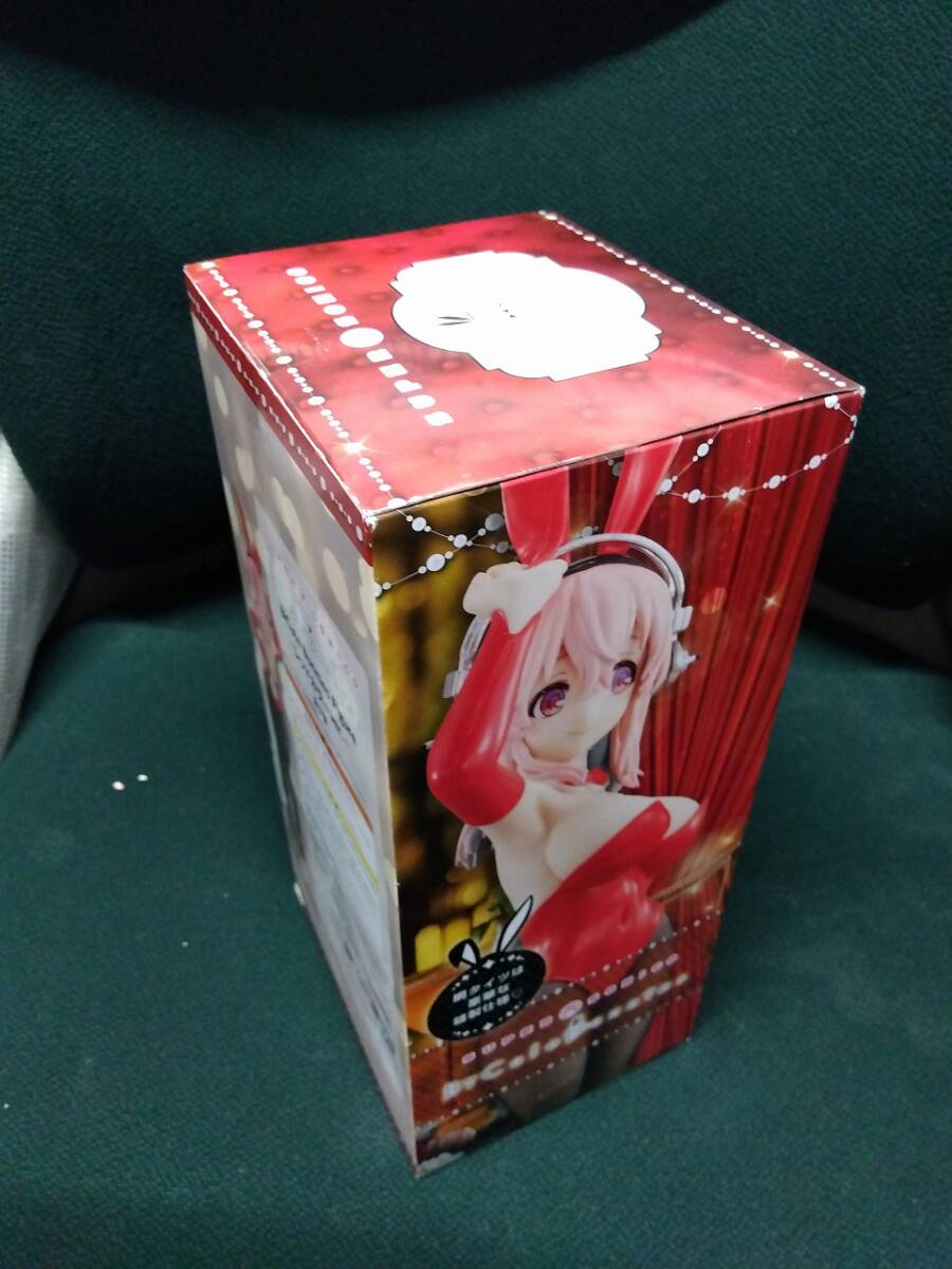  used # unopened?# Super Sonico #[ Super Sonico ]#BiCute Bunnies Figure - red color ver.-