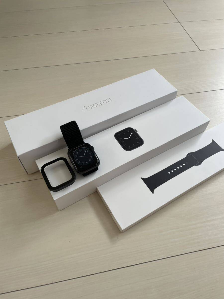 Apple Watch series5 44mm Space Gray Aluminium Case アップルウォッチ シリーズ5 GPSモデル