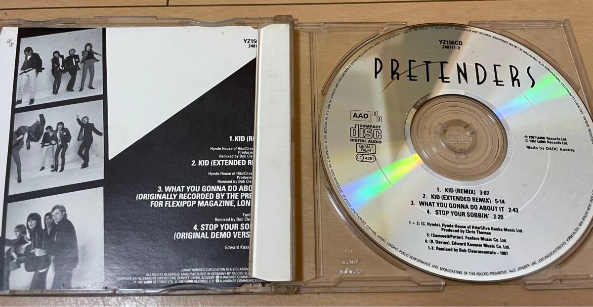 PRETENDERS KID remix /CD