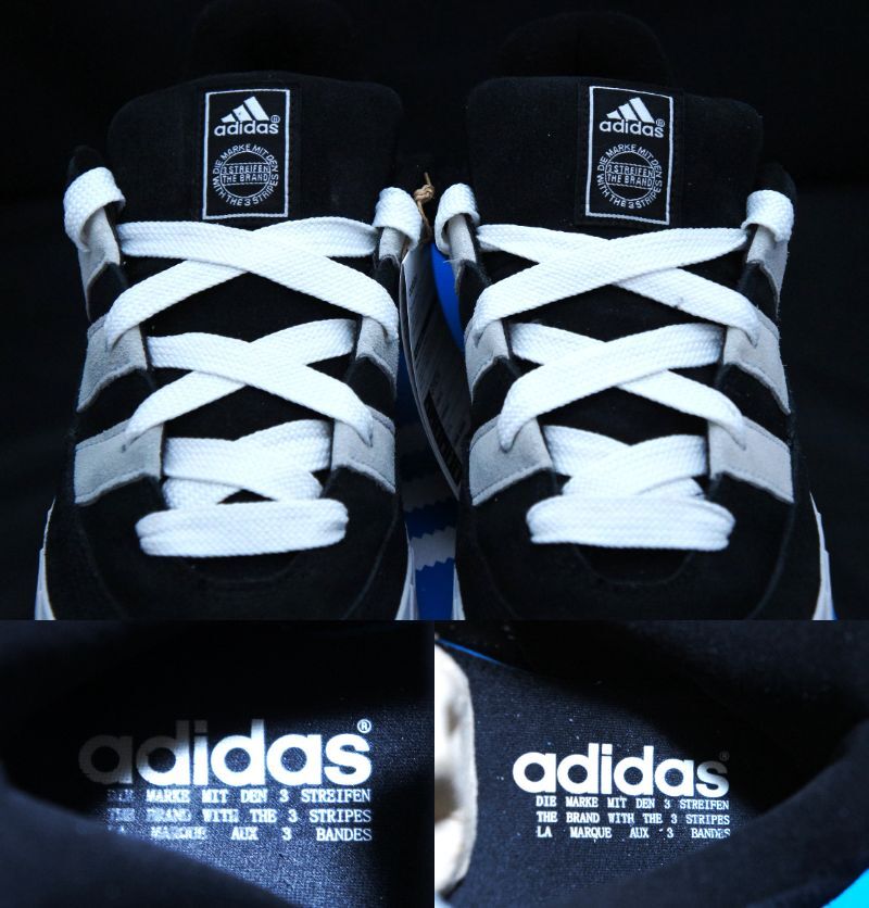 クリーニング済！【中古美品】 US10 28cm adidas アディダス ADIMATIC アディマティック コアブラック/クリスタルホワイト 国内正規品の画像7