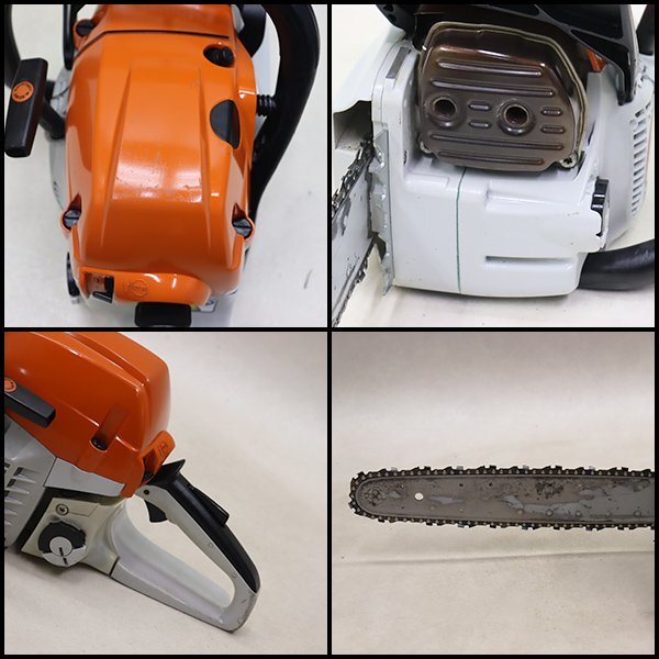 【1円】 チェーンソー STIHL MS241C-M ガイドバー40cm ソーチェーン新品 混合 農機具 スチール 建設機械 整備済 福岡発 売切り 中古 471の画像3