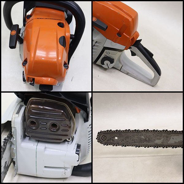 【1円】 チェーンソー STIHL MS241C-M ガイドバー40cm ソーチェーン新品 混合 農機具 スチール 建設機械 整備済 福岡発 売切り 中古 427の画像3