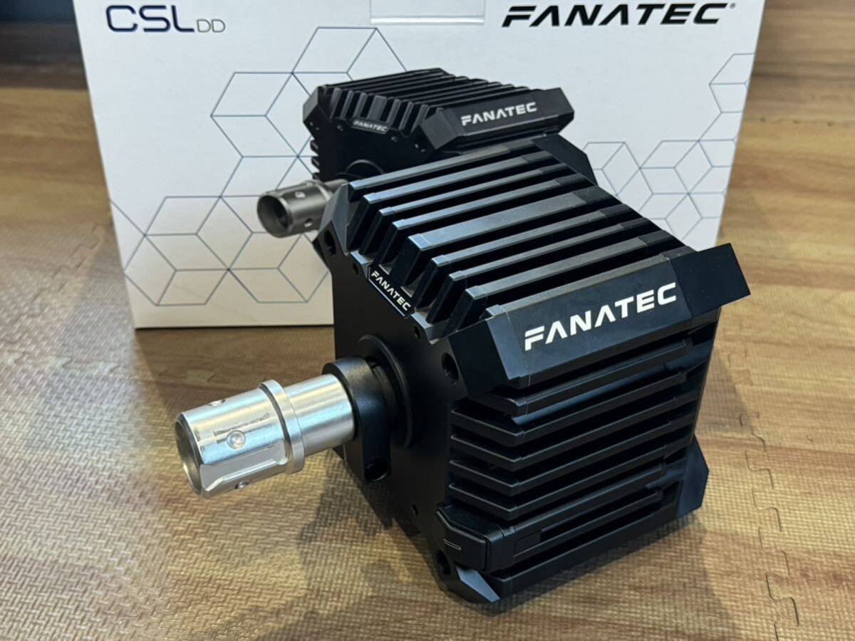 [ operation goods ]FANATEC CSL DD 5Nm used handle navy blue steering wheel controller base PC for steering gear 