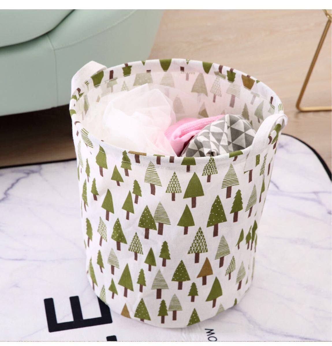  laundry basket water-repellent laundry bag laundry basket box basket folding tree forest compact 
