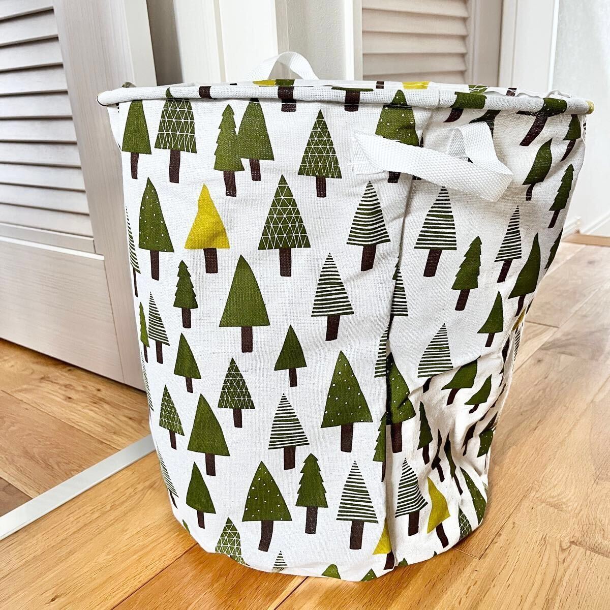  laundry basket water-repellent laundry bag laundry basket box basket folding tree forest compact 
