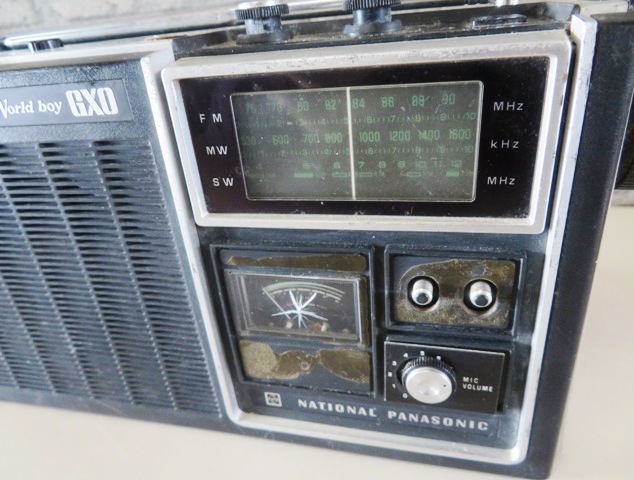 当時物/National/ナショナル RF-848 ラジオ ワールドボーイ GXO FM/MW/SW 現状ジャンク品の画像2