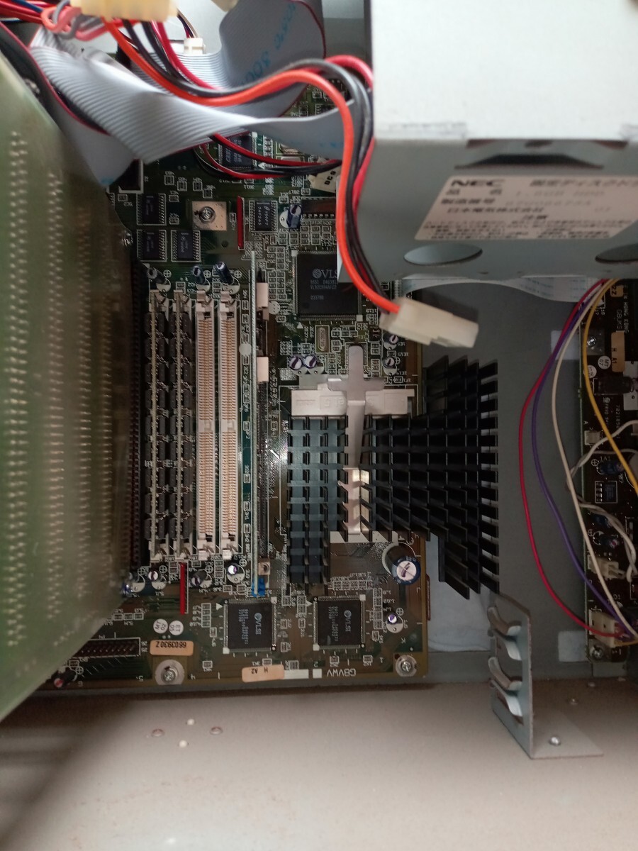 送料込 PC-9821 V13 通電のみ確認済 キーボード付_CPU Pentium133