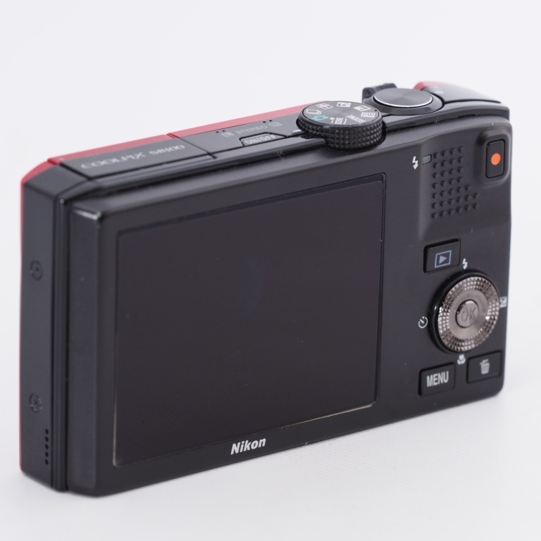 Nikon ニコン デジタルカメラ COOLPIX S8100 フラッシュレッド S8100RD 1210万画素 光学10倍ズーム #9594_画像4