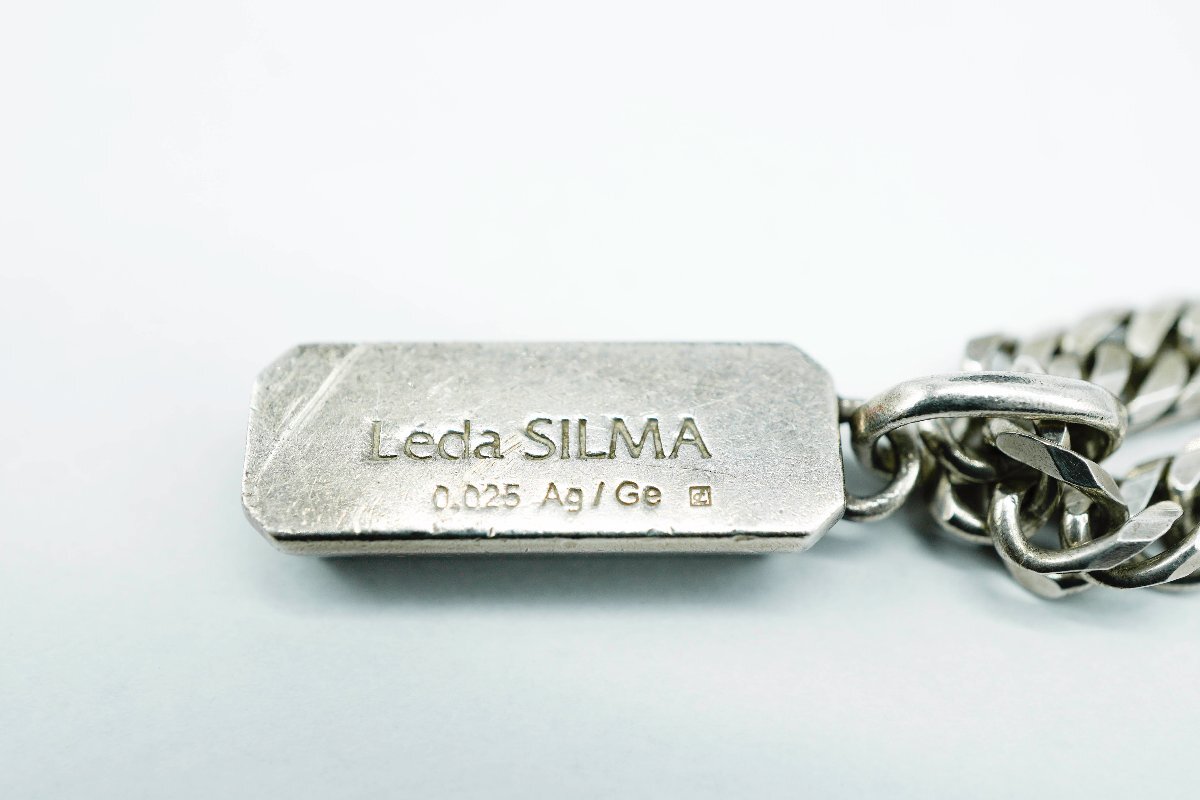 1円～ 【中古】レダシルマ Leda Silma 喜平 ネックレス SILVER シルバー 925 ゲルマニウム ネックレス アクセサリー 約36g 55㎝の画像7