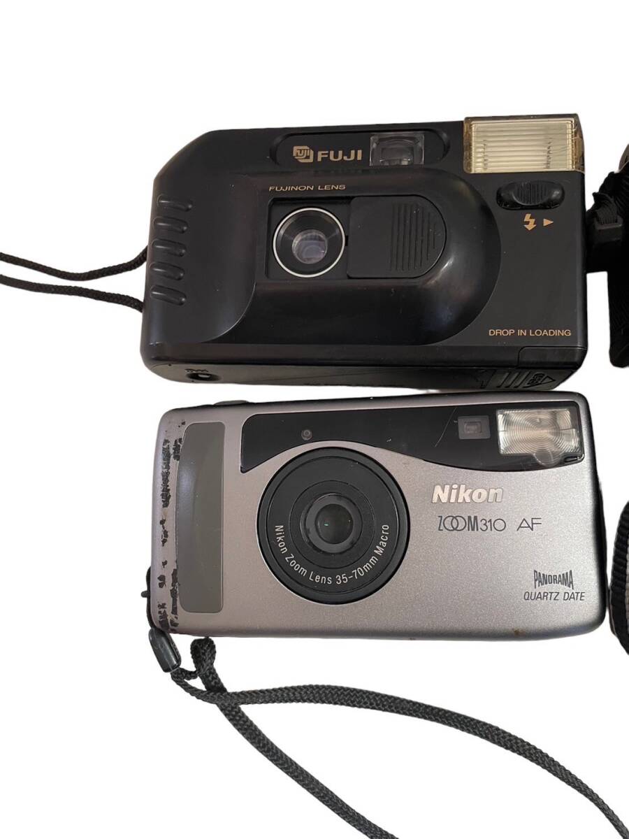 【0405-24】【1円〜】カメラ12個まとめ売り Nikon 富士フィルム Canon MINOLTA 中古品 現状品 動作未確認の画像2