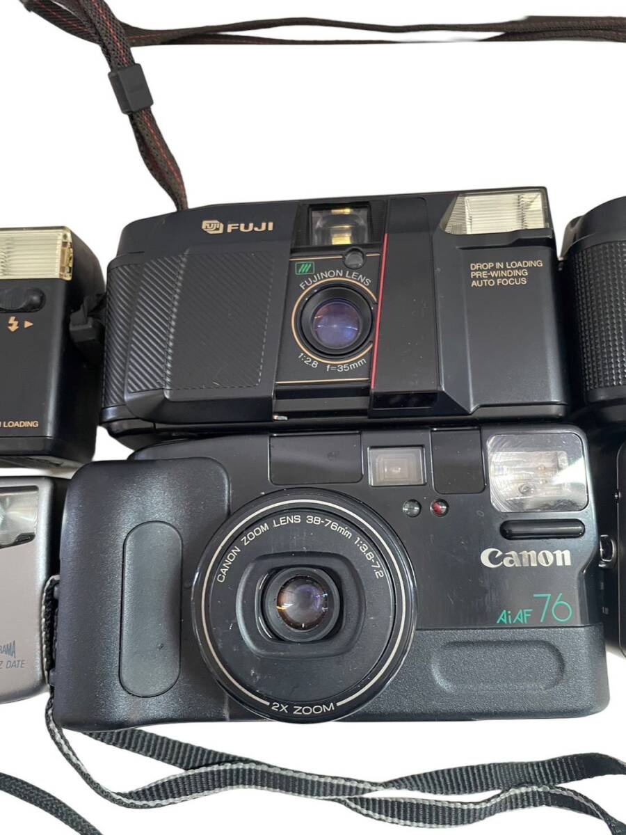 【0405-24】【1円〜】カメラ12個まとめ売り Nikon 富士フィルム Canon MINOLTA 中古品 現状品 動作未確認の画像3