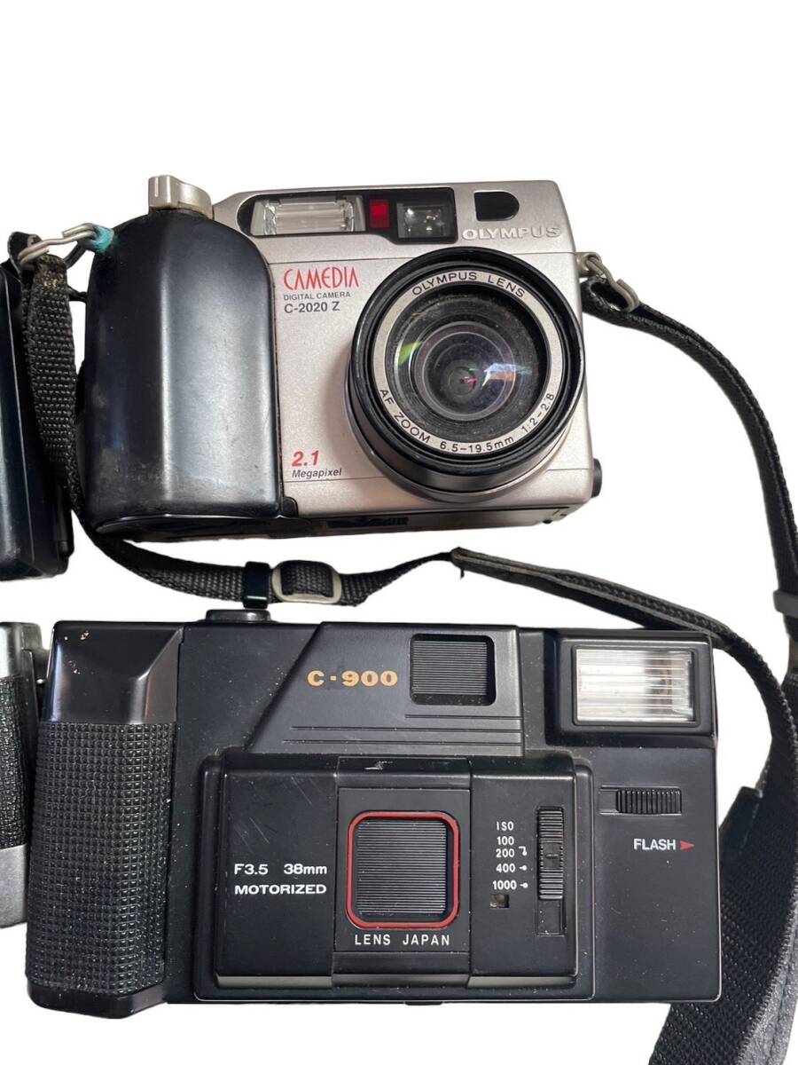 【0405-24】【1円〜】カメラ12個まとめ売り Nikon 富士フィルム Canon MINOLTA 中古品 現状品 動作未確認の画像7