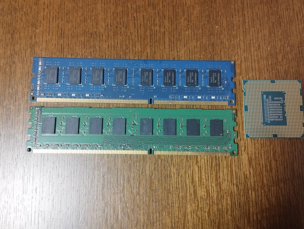 CPU Intel Core i3-3240 3.4Ghz 第三世代 メモリ PC3-12800(DDR3-1600) 4GBx2 計8GBの画像2