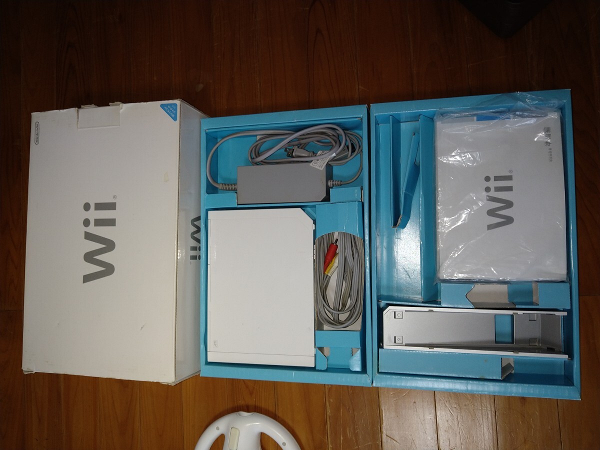 Wii Wii U nintendo white remote control nn tea k controller Nintendo set 