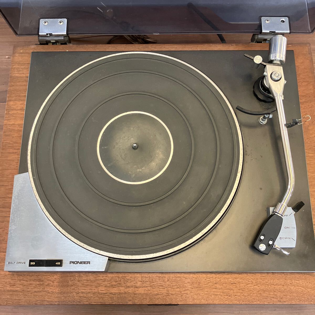 Pioneer パイオニア PL-41D レコードプレーヤー レトロ アンティーク 音響機器 コレクター ターンテーブル オーディオ 当時物の画像3