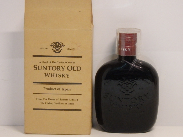 YZ-0087 未開栓品 サントリー ウイスキー SUNTORY OLD WHISKY 43度 180ml 瓶 ※箱は開封済の画像2