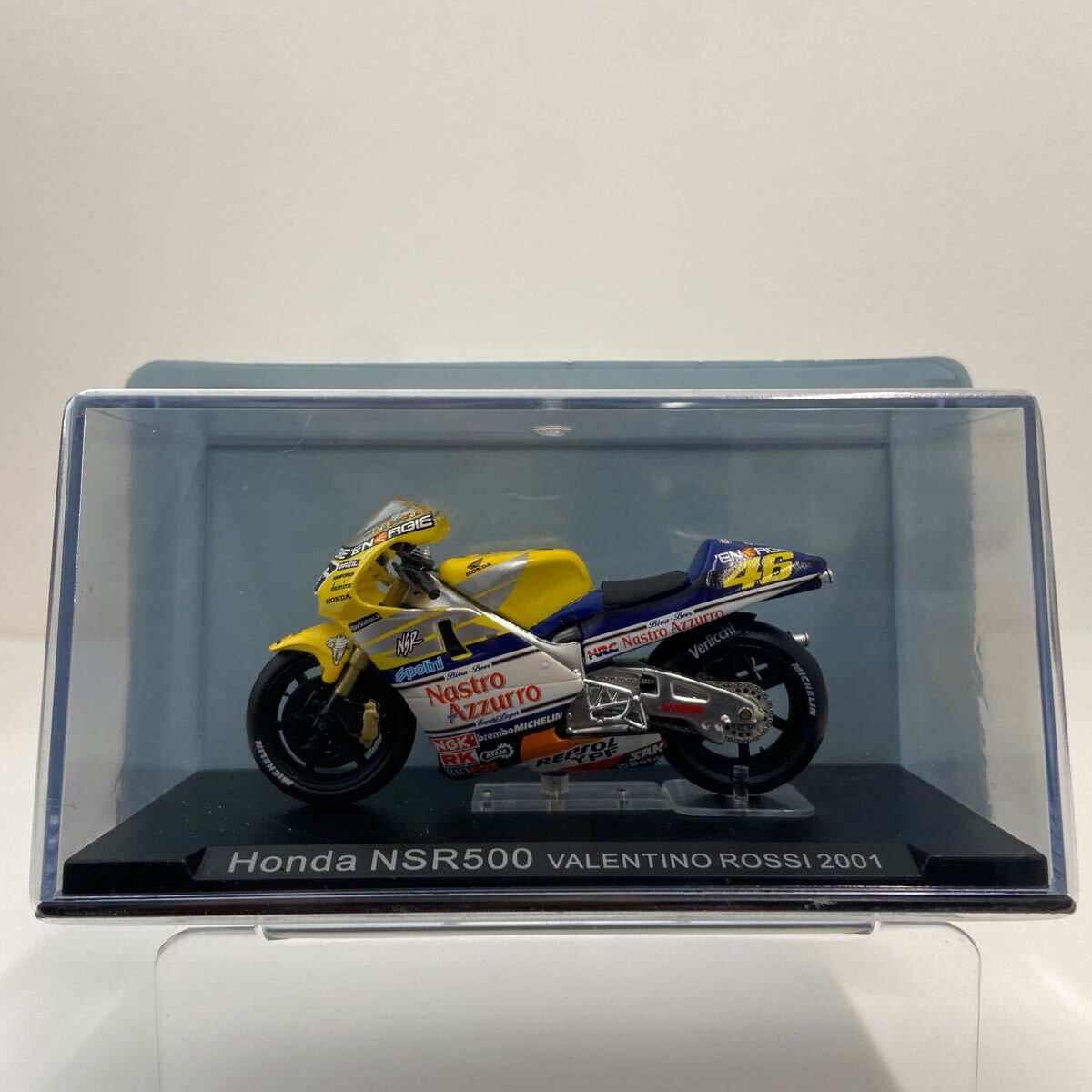 チャンピオンバイクコレクション 1/24 Honda NSR500 Valentino Rossi 2001 #46 ホンダ バレンティーノ ロッシ MOTOGP ミニカー Nastro_画像1