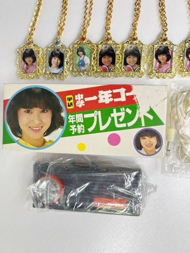  idol goods index card Matsuda Seiko pendant new course Koizumi Kyoko can bachi under bed Nakayama Miho Goto Kumiko ultra rare 