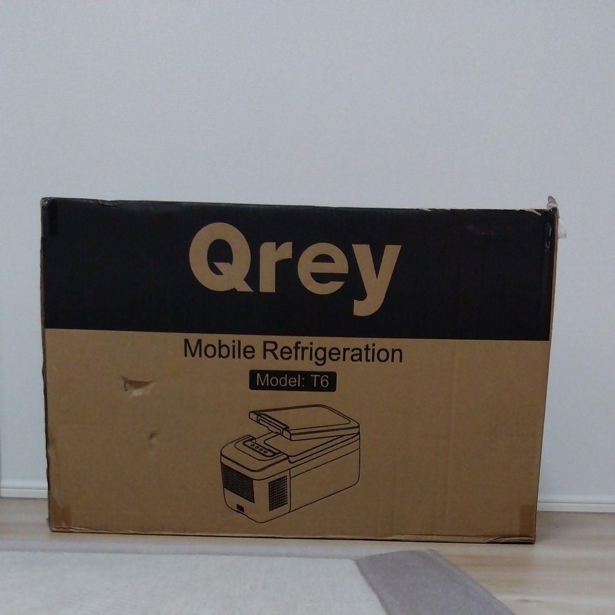 Qrey ポータブル 冷凍冷蔵庫 T6 (6リットル)