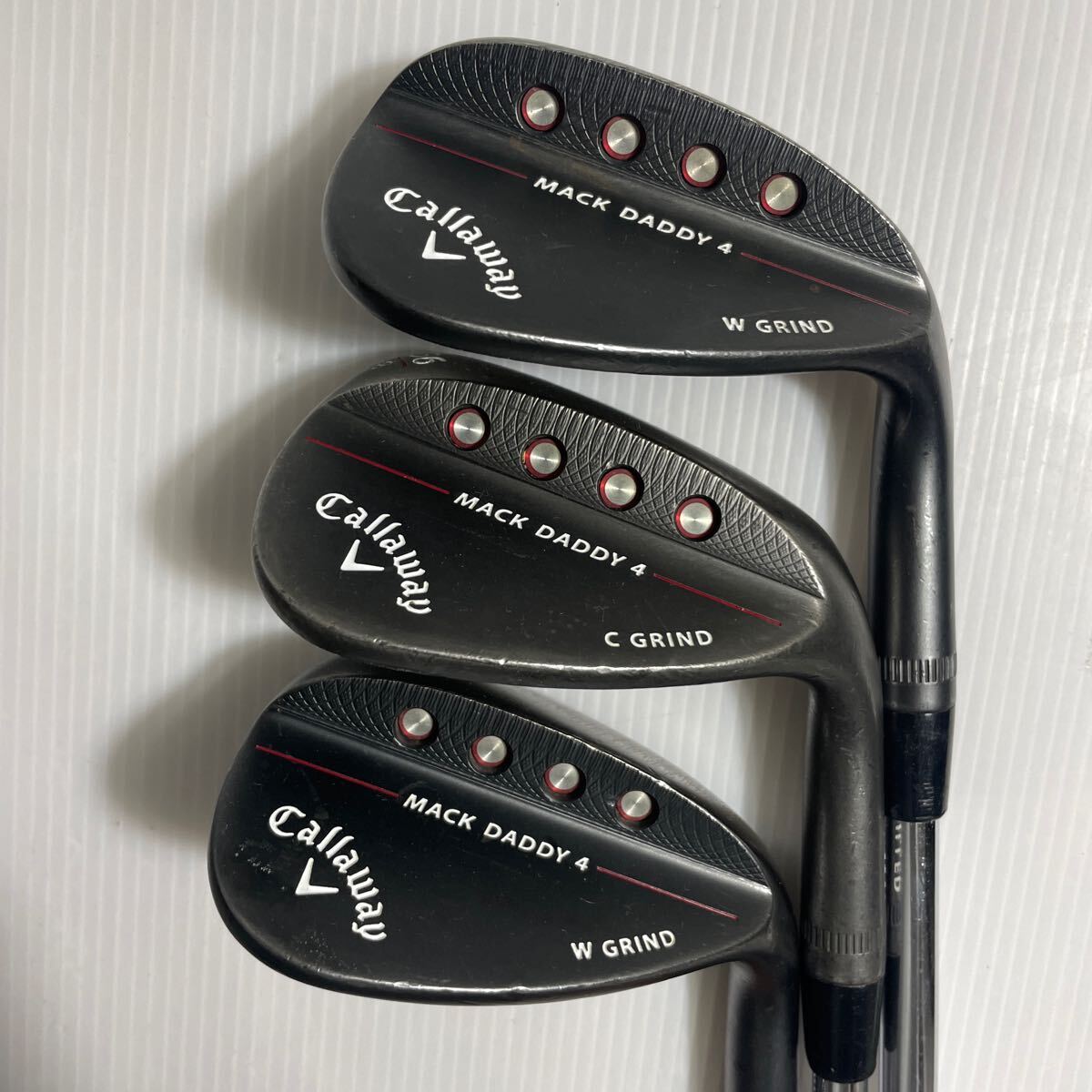 ウェッジ3本セットCallaway MACK DADDY4 50° 56° 60° DYNAMIC GOLD キャロウェイ マックダディ MD4 ダイナミックゴールド DG 番2463の画像2