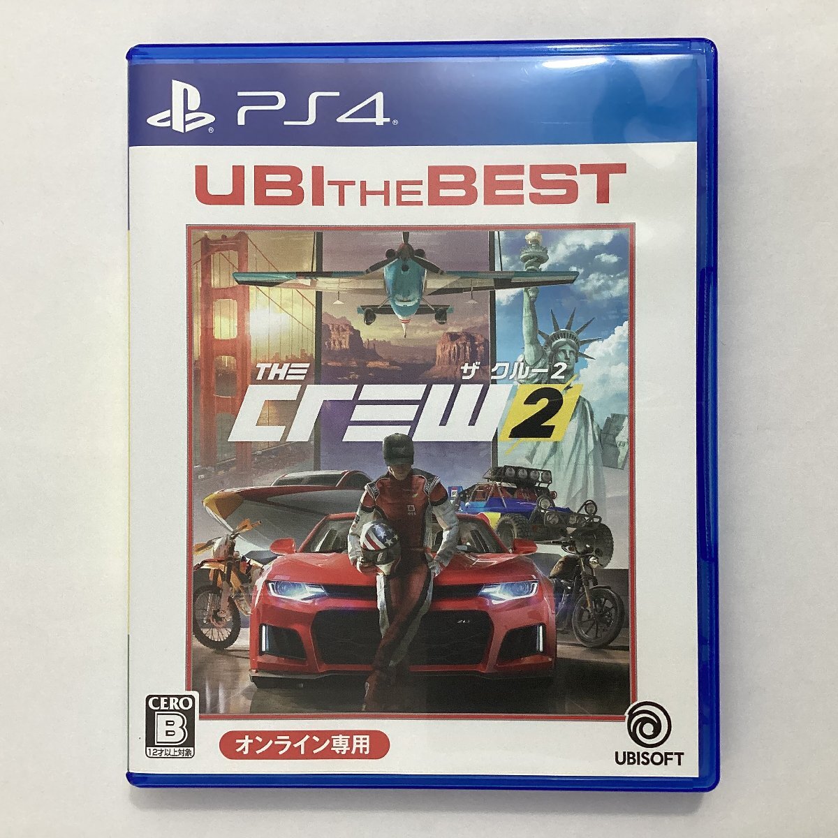 中古ゲーム　プレステ4　UBI THE BEST　ザ クルー 2　ユービーアイソフト 2020　モータースポーツ　レース　オンライン専用_画像1