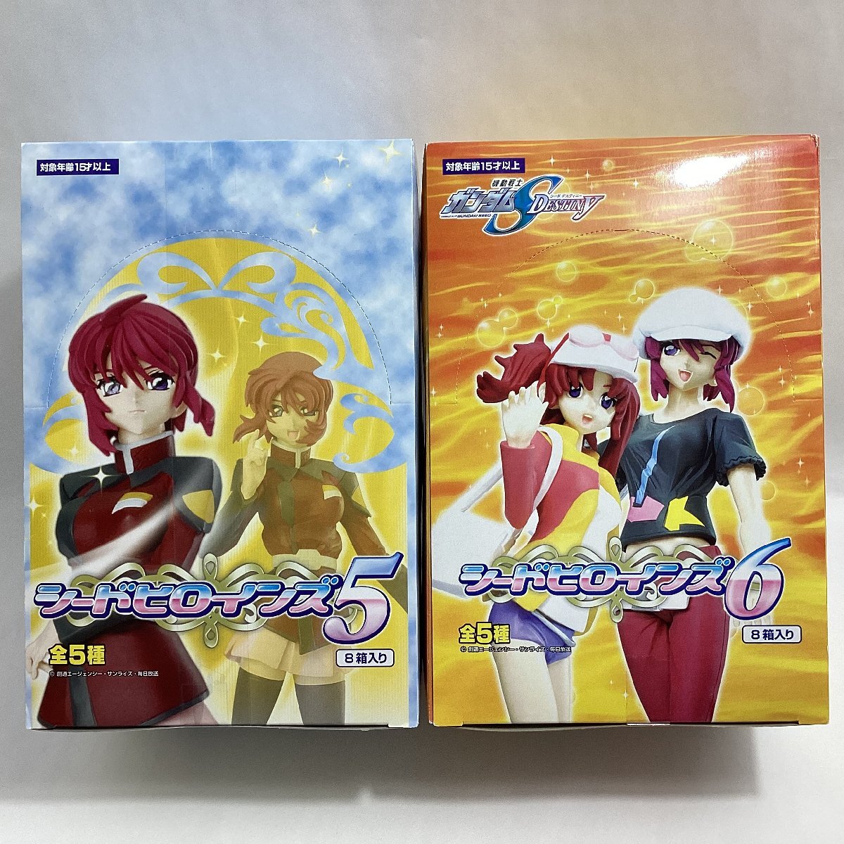 未開封 バンダイ シードヒロインズ 2 5 6　3BOXセット　1BOX 8個入り　機動戦士ガンダムSEED DESTINY フィギュア BANDAI 2004 2005_画像7