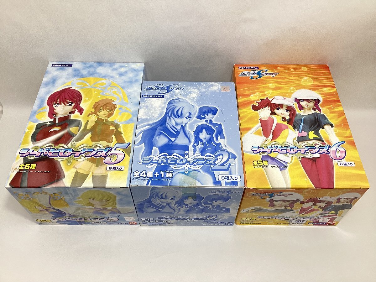 未開封 バンダイ シードヒロインズ 2 5 6　3BOXセット　1BOX 8個入り　機動戦士ガンダムSEED DESTINY フィギュア BANDAI 2004 2005_画像1