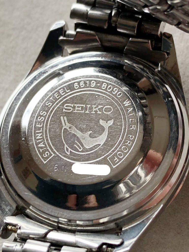 SEIKO セイコースポーツマチック５ 6619-8090 ２１石 メンズ腕時計 自動巻き 稼働品の画像7