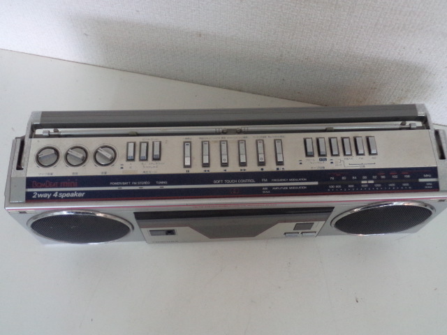 東芝 ステレオラジオカセットレコーダー RT-S65 BOM BEAT ミニ ジャンクの画像3