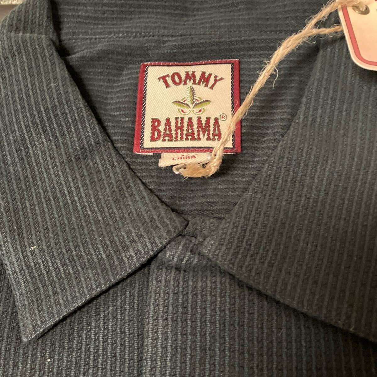 新品TOMMY BAHAMA トミーバハマ シルクシャツ 3428 USAサイズ S BK