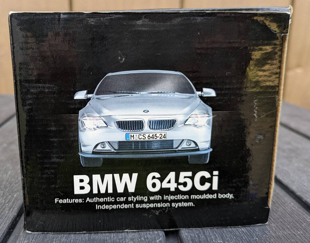 BMW 645Ci 6シリーズ クーペ ブラック 黒系 1/24 ミニカー モデルカー ラジコン※動作不明 6er COUPE RASTER ラスター BLACK _画像4