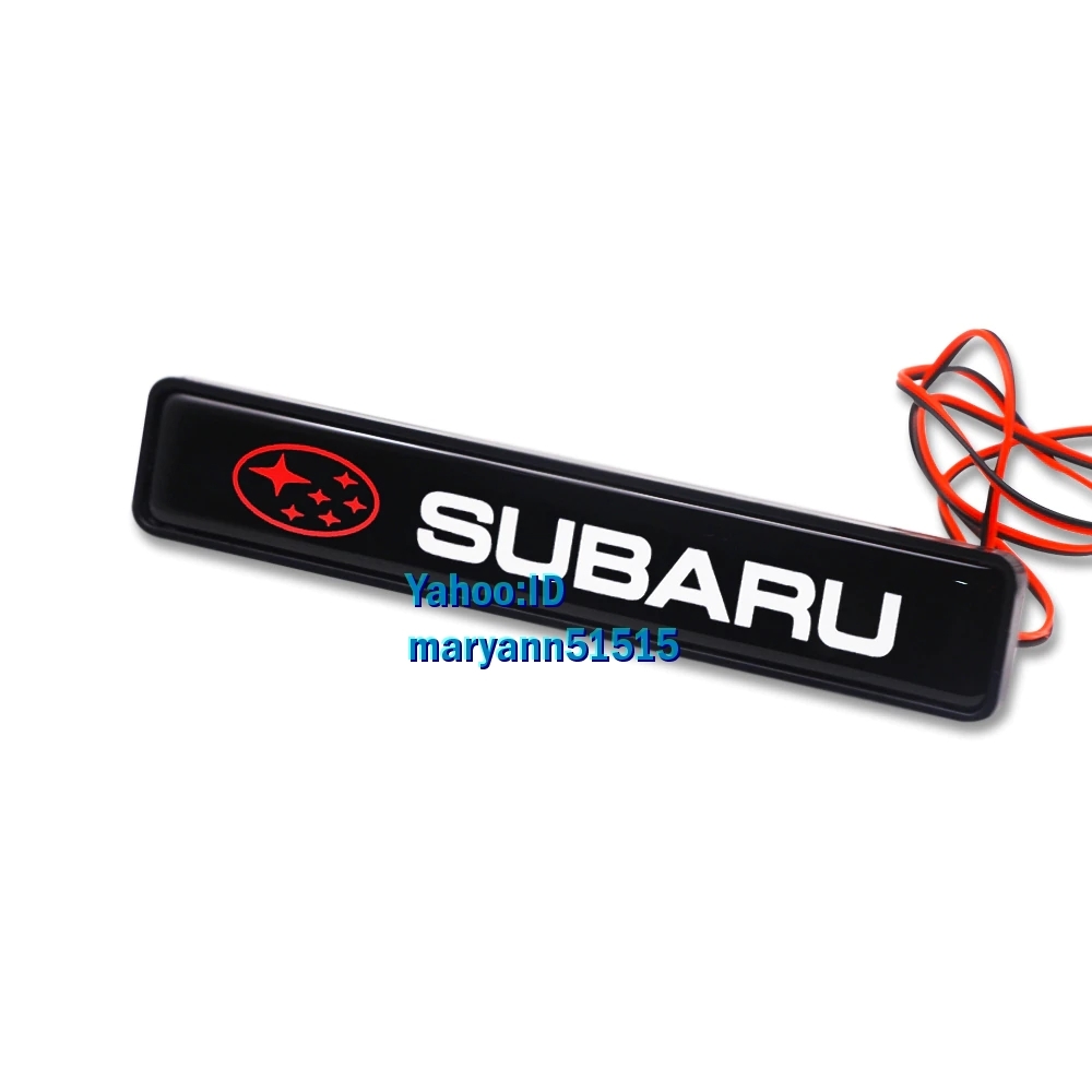 SUBARU LEDエンブレム イルミネーション スバル バッジ ステッカー インプレッサ フォレスター STi アウトバック レガシー_画像2